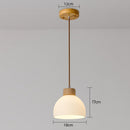 Creative Bowl-shaped Glass Bedroom Pendant Lamp Fixtures