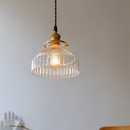 Vintage Transparent Glass Dining Room Pendant Lights