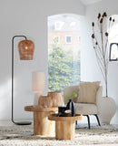 Floor lamp 40x30x164 cm MARENO matt black