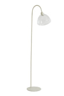 Floor lamp 47x28x160 cm BISHO glass clear+cream
