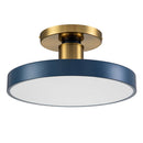 Simple Blue Bedroom LED Ceiling Lights