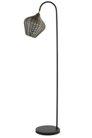 Floor lamp 35x30x160 cm ALVARO antique bronze+matt black