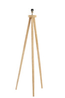 Floor lamp tripod 52x52x122 cm ILIAS wood matt natural