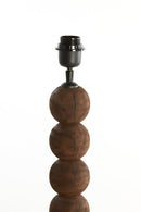 Floor lamp 35x35x130 cm VEGLIO wood matt dark brown