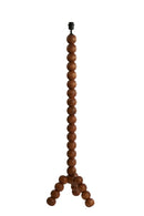 Floor lamp 35x35x130 cm VEGLIO wood oil brown