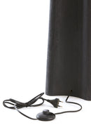 Floor lamp 23x23x125 cm NAVELLI wood matt black