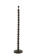 Floor lamp 30x135 cm CECILY wood matt dark russet