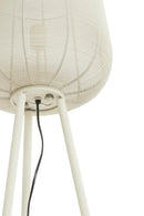 Floor lamp tripod 37x135 cm ADETA matt cream