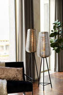Floor lamp tripod 37x147 cm ADETA nickel