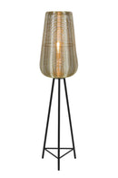 Floor lamp tripod 37x147 cm ADETA gold+matt black