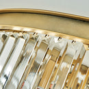 Modern Round Crystal Flush Mount Ceiling Light for Bedroom