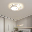 Modern Round LED Ceiling Lights Bedroom Art Decor