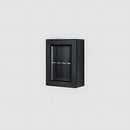 Modern Solar Black Up Down Outdoor Wall Light Sconce IP55