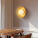 Minimalist Ceramic Stained Yellow Wall Light