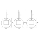 Modern Decor Chiswick Glass Pendant Light