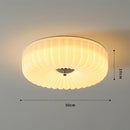 Vinatge Bauhaus Cream Glass Ceiling Light