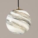 Creative Planet Glass Pendant Light For Bedroom