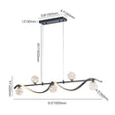 Modern Pendant Lights LED Linear Kitchen Island Lighting