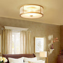 Modern Minimalism Glass Round Ceiling Lamps