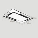 Modern Simple Square Shape LED Flush Mount Ceiling Light