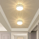 Round Recessed Flush Ceiling Lights for Hall Porch Walkway