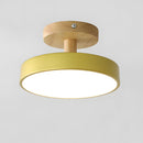 Set of 2 Nordic Semi Flush Ceiling Lights Hallway LED Ceiling Lamp