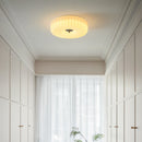 Vinatge Bauhaus Cream Glass Ceiling Light