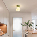 Cream Creative Corridor Aisle Glass Ceiling Light