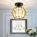Geometric Crystal Ceiling Lights For Dining Room
