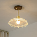 Flower Glass Hallway Ceiling Lighting