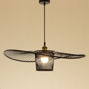 Vintage Bamboo Woven Wicker Handmade Rattan Pendant Light