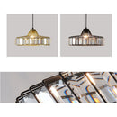 Modern Black Crystal Pendant Light