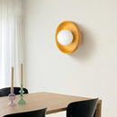 Minimalist Ceramic Stained Yellow Wall Light