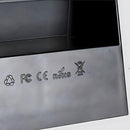 IP54 Waterproof Black Solar Powered Outdoor Wall Lights, Dusk-to-Dawn
