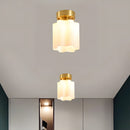 Retro Glass Hallway Ceiling Lights