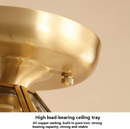 Glass Brass Ceiling Lights