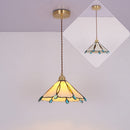 Retro Stained Glass Tiffany Pendant Light