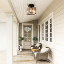 Semi Flush Mount Ceiling Lights, Modern Crystal Hallway Ceiling Lamp