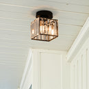 Modern 1-Light Hallway Flush Mount Ceiling Light