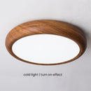 Simple Wood LED Round Ceiling Light