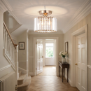 Luxury Crystal Semi-flush Mount Ceiling Light