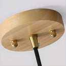 Retro Creative Glass Shade Pendant Light For Bedroom