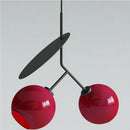 Postmodern Cherry Design Double-Headed Pendant Lamp