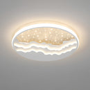 Creative Geometric White Iron LED Ceiling Lights