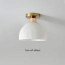 Gold Mini Glass Hallway Ceiling Light