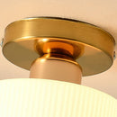 Gold Mini Glass Hallway Ceiling Light