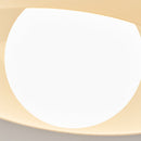 Vintage French Cream Hallway Glass Ceiling Light