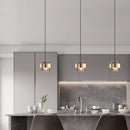 Modern Metal Glass Pendant Light