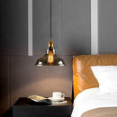 Nordic Clear Glass Bedside Pendant Light