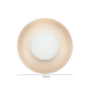 Minimalist Ceramic Stained Yellow Wall Light